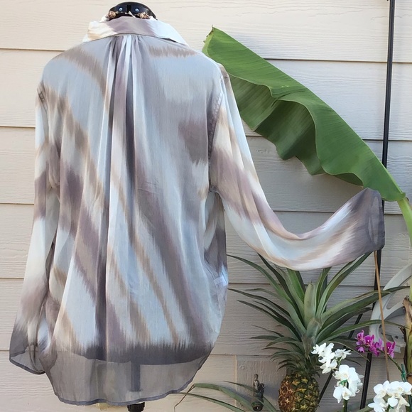 Tommy Bahama Tunic 100% Silk NWOT - Picture 3 of 4